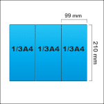 format inchis 1/3A4/ format deschis A4