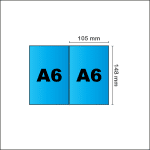 format inchis A6/ format deschis A5